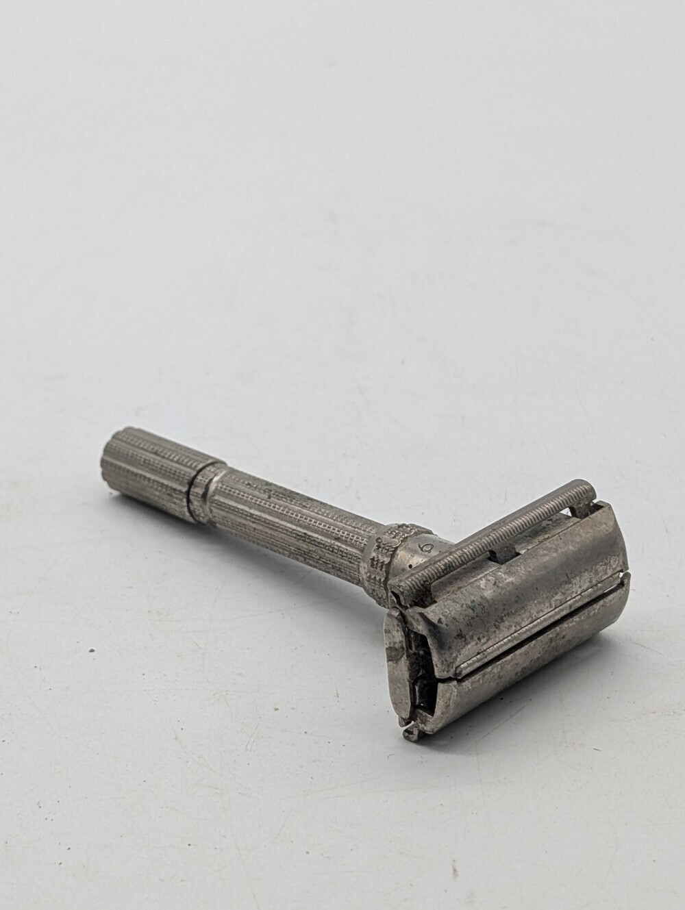 Vintage Gillette Slim Adjustable 1-9 DE Safety Razor 1960s TTO Butterfly